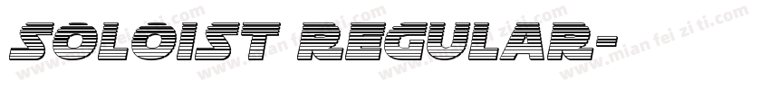 Soloist Regular字体转换